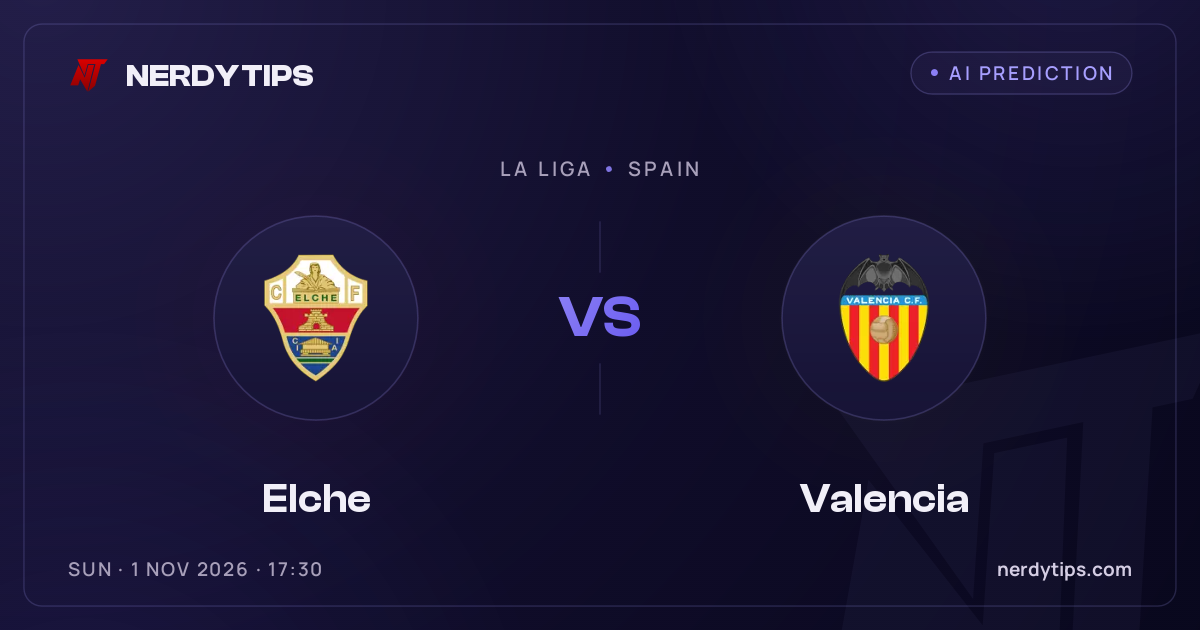 Elche vs Valencia Pronostico