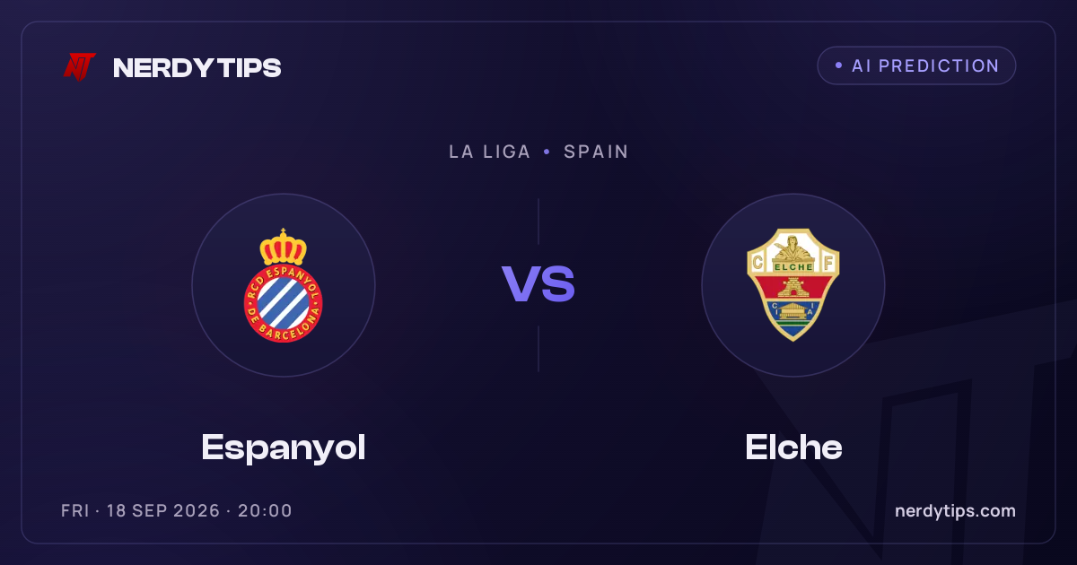 Espanyol vs Elche Prediction