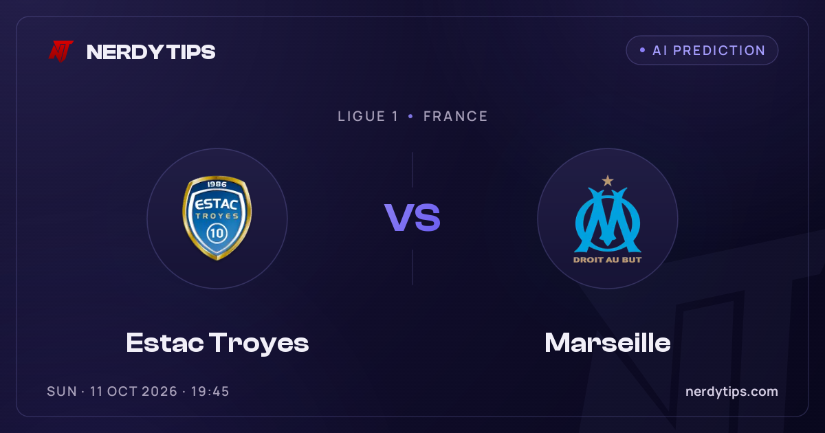 Estac Troyes vs Marseille Typy