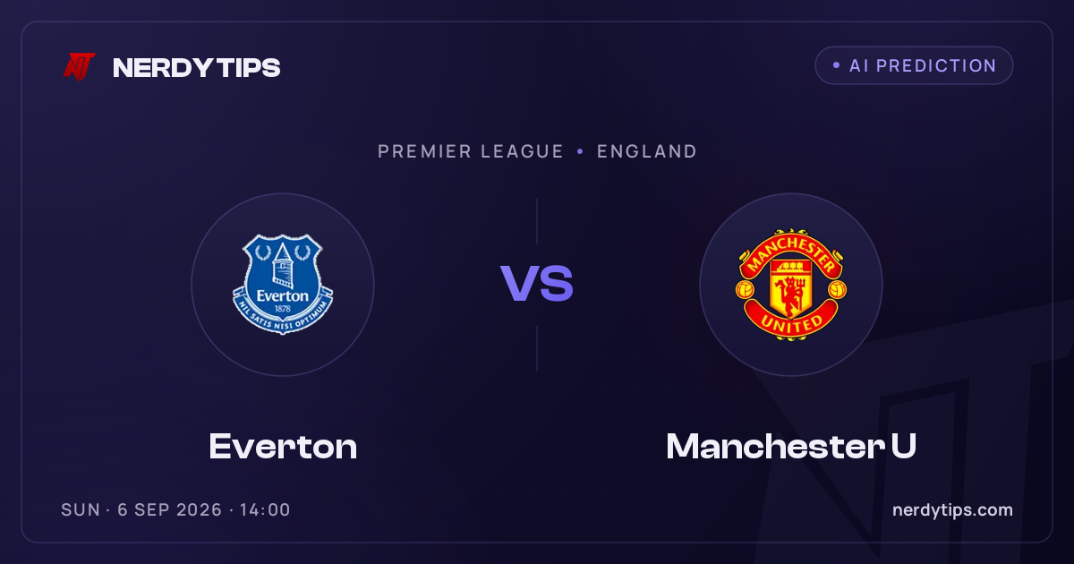 Everton vs Manchester U Prediction