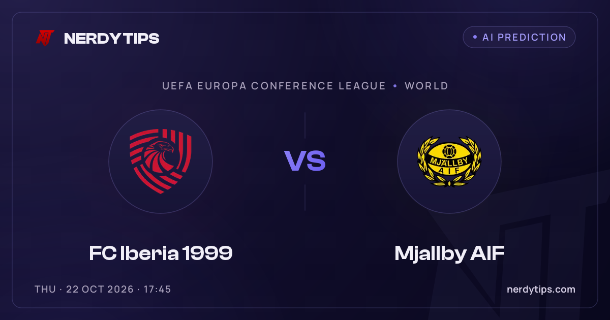 FC Iberia 1999 vs Mjallby AIF Προγνωστικό