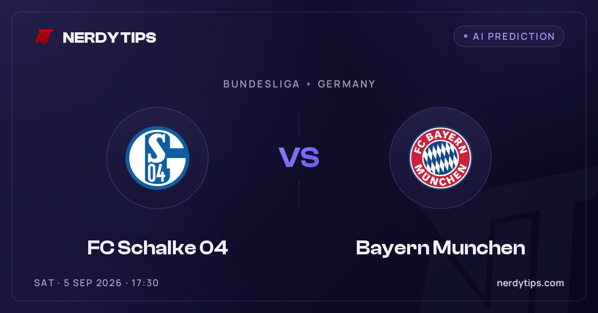 FC Schalke 04 vs Bayern Munchen Pronóstico