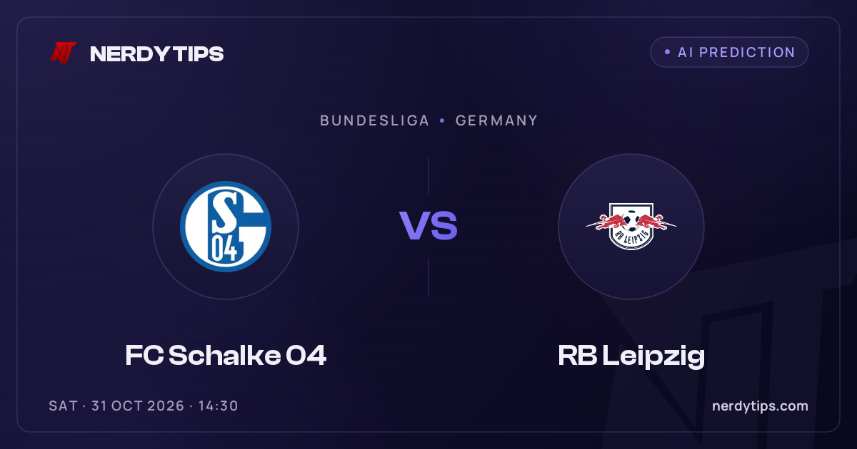 FC Schalke 04 vs RB Leipzig Pronóstico