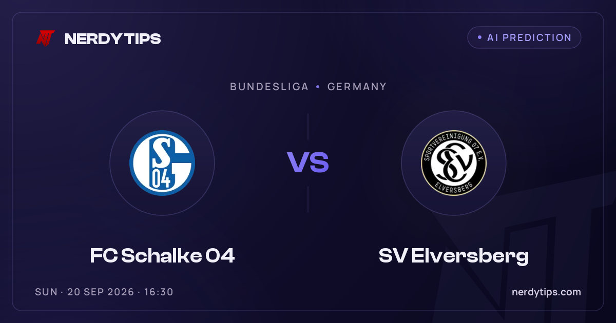 FC Schalke 04 vs SV Elversberg Typy