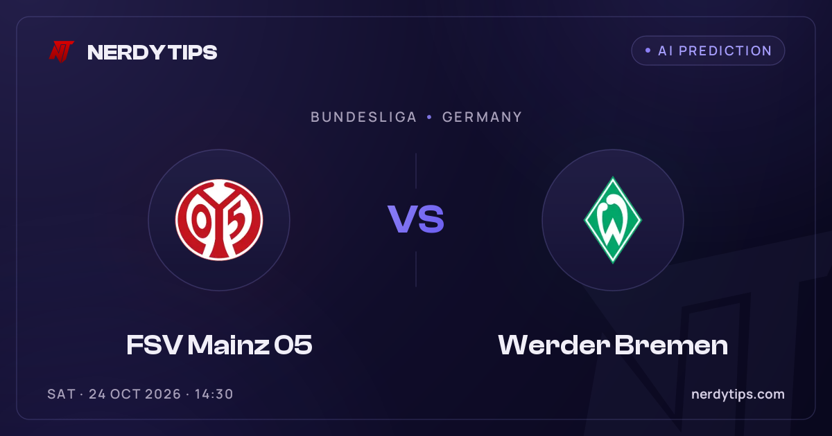 FSV Mainz 05 vs Werder Bremen Tipp
