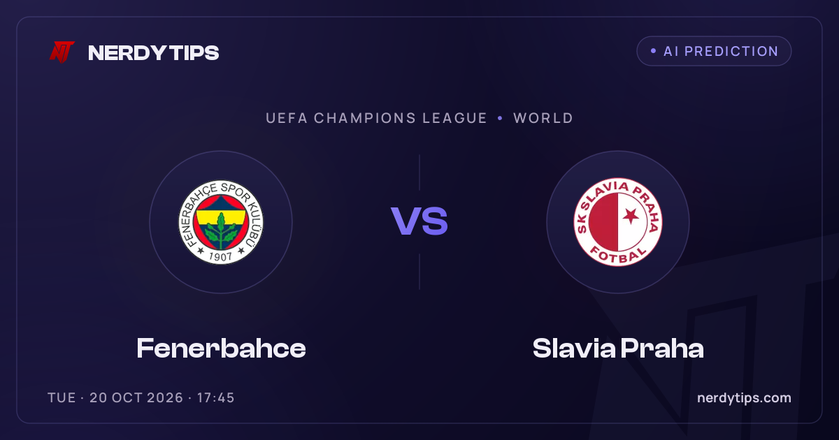 Fenerbahce vs Slavia Praha Typy