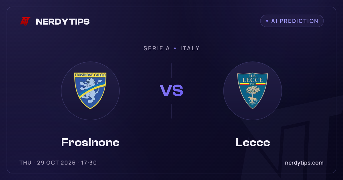Frosinone vs Lecce Tipp