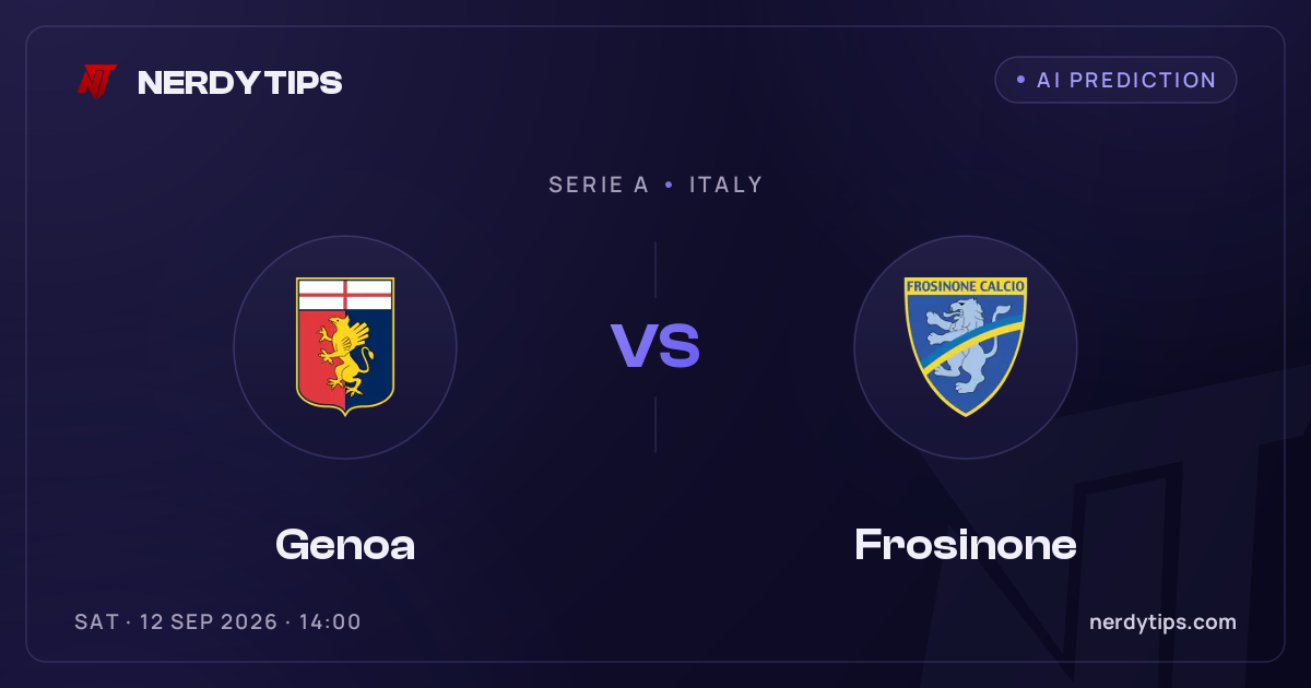 Genoa vs Frosinone Speltips