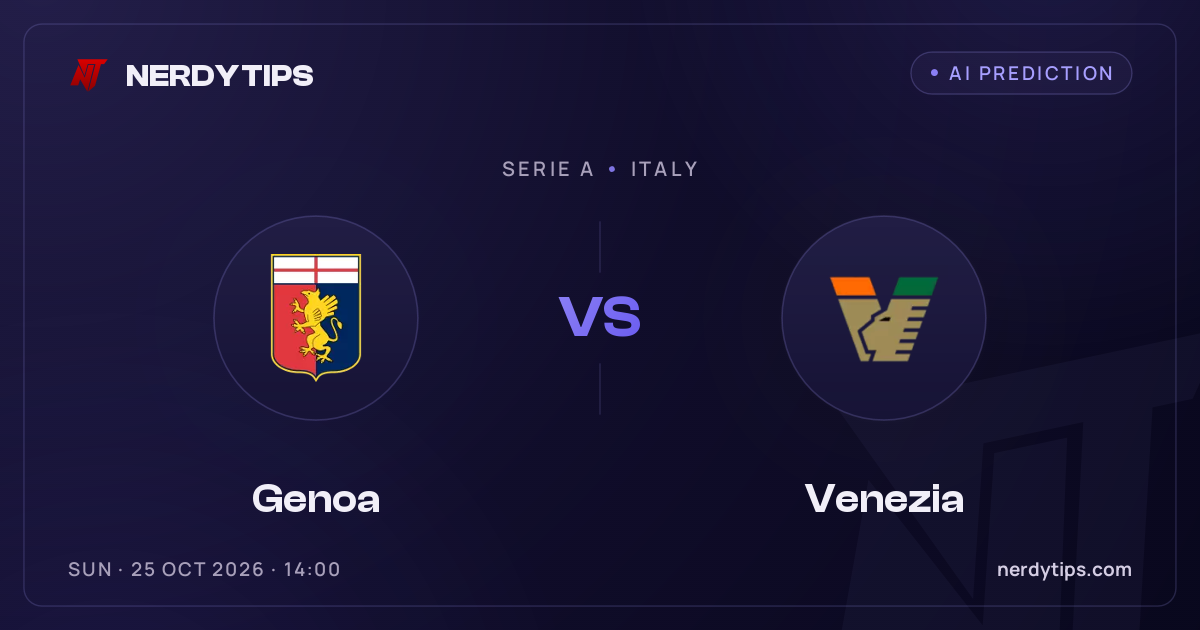 Genoa vs Venezia Tipp