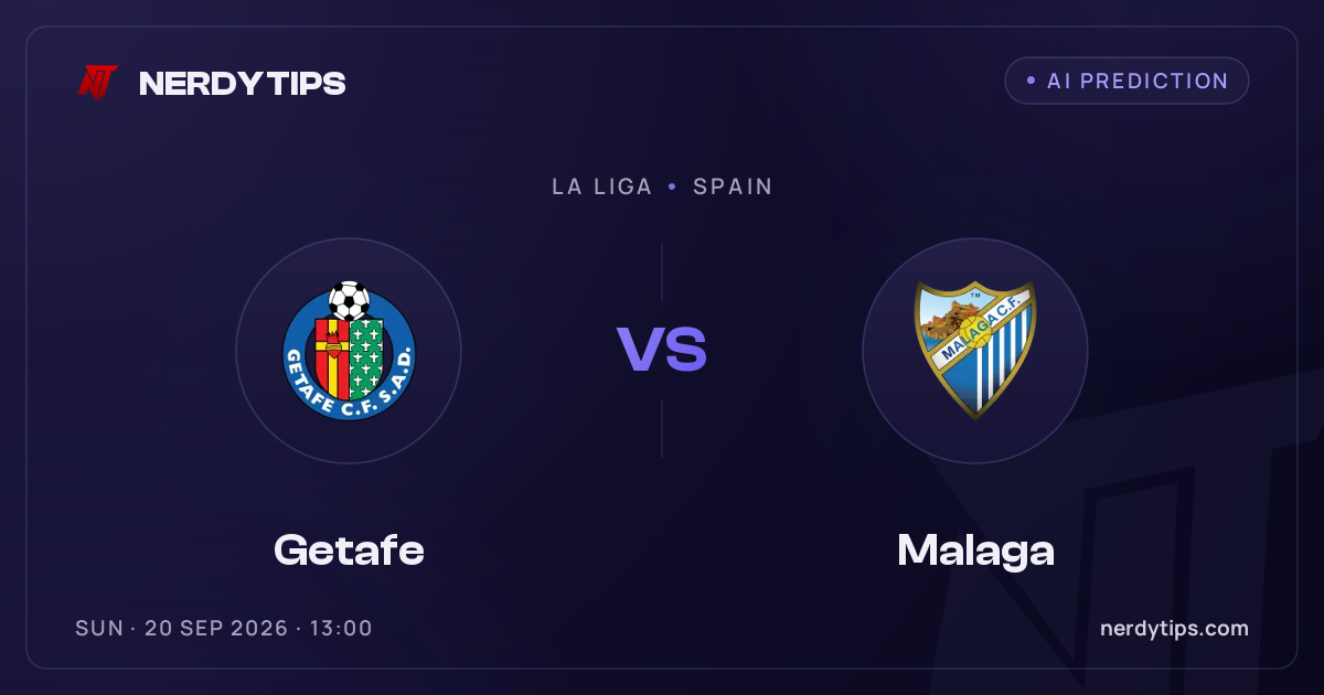 Getafe vs Malaga Prediction
