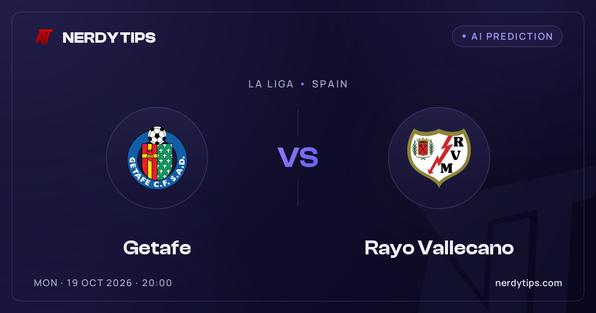 Getafe vs Rayo Vallecano Прогноза