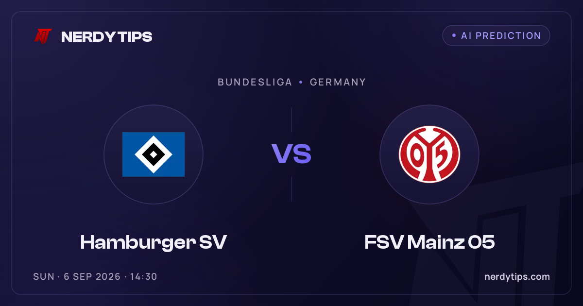 Hamburger SV vs FSV Mainz 05 Pronóstico