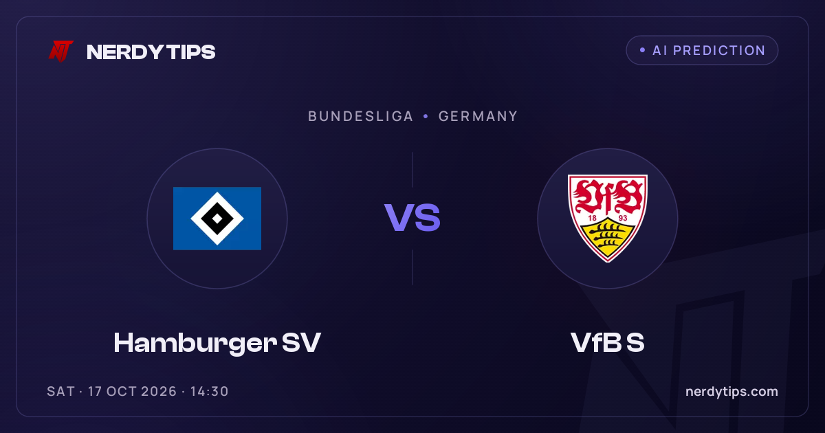 Hamburger SV vs VfB S Speltips