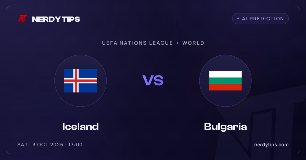 İzlanda vs Bulgaristan Tahmin