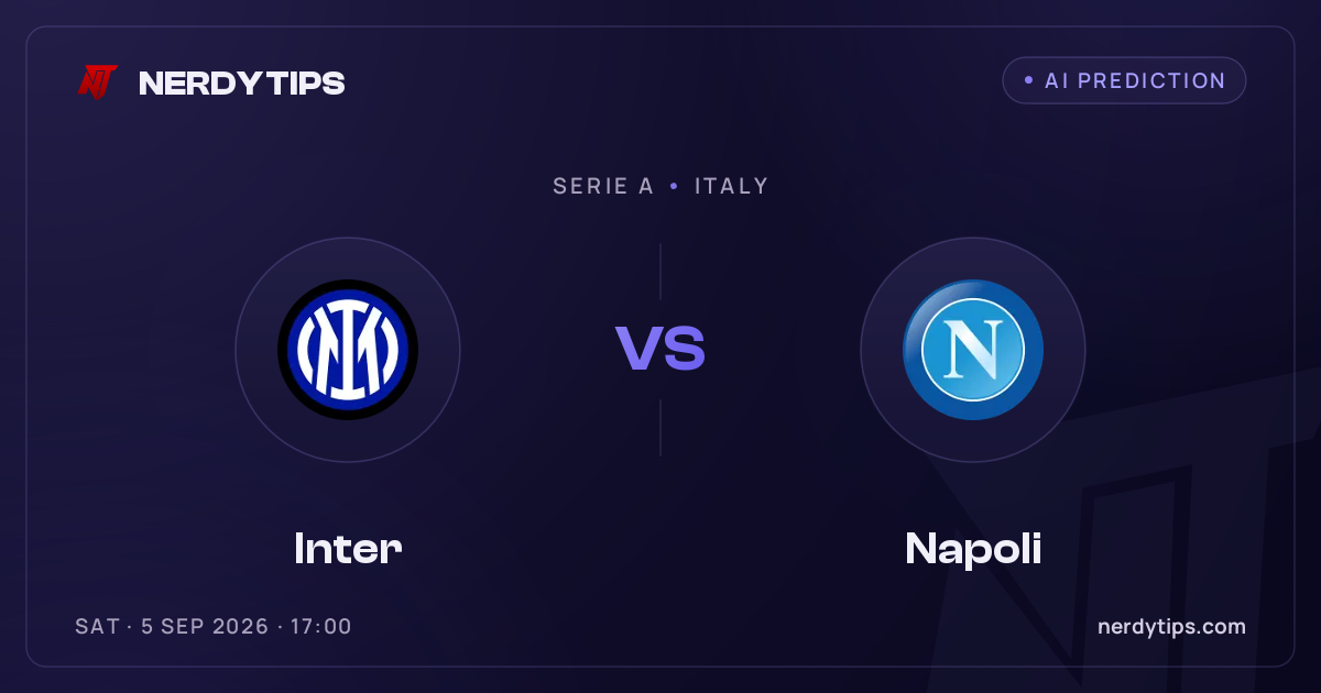 Inter vs Napoli Pronóstico