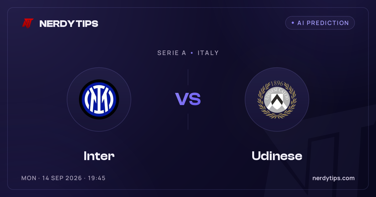 Inter vs Udinese Pronóstico
