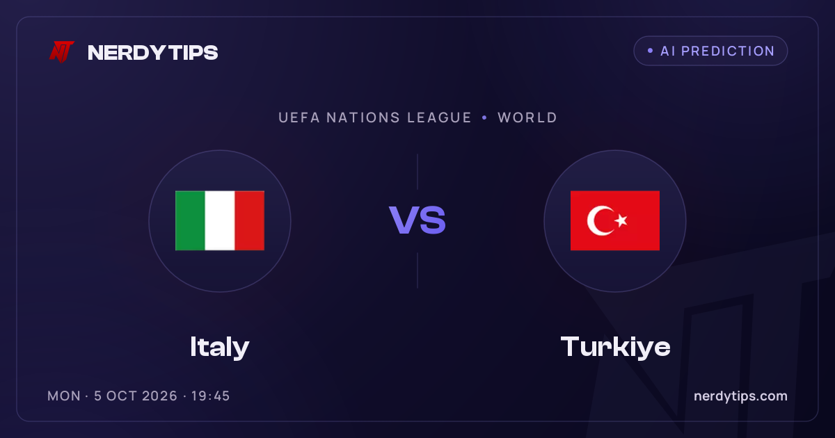 Itália vs Turquia Palpite