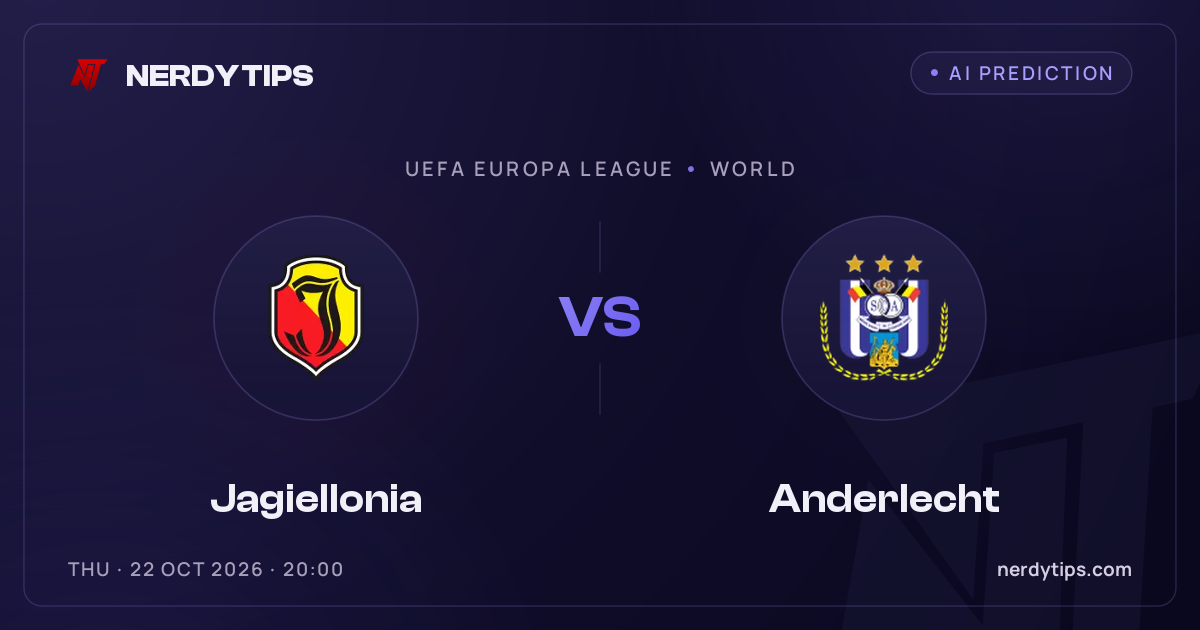 Jagiellonia vs Anderlecht Tipp
