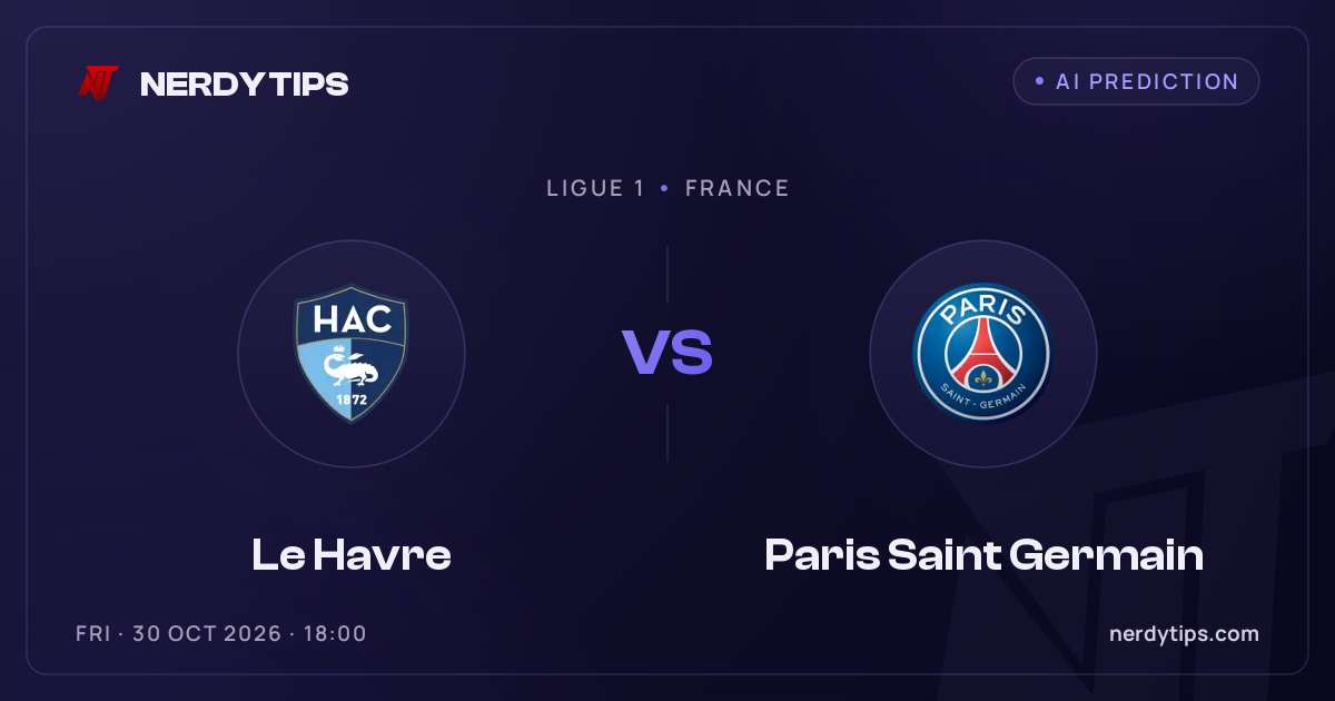 Le Havre vs Paris Saint Germain Tipp