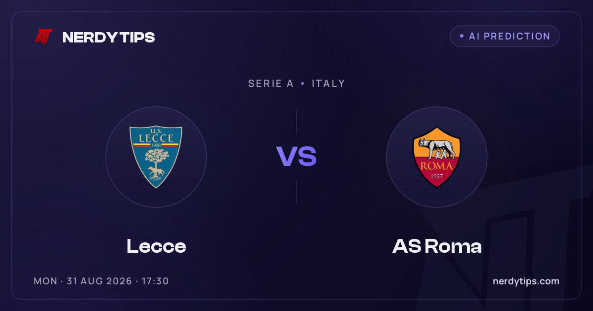Lecce vs AS Roma Tipp