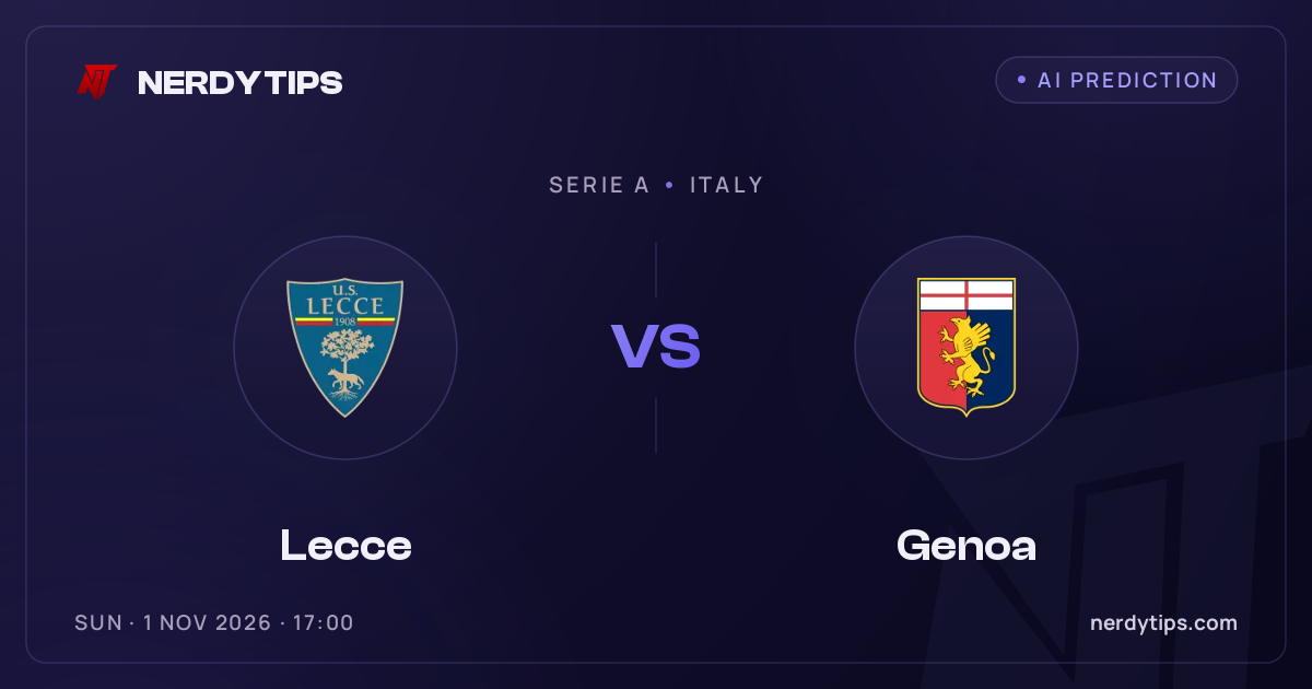 Lecce vs Genoa Prediction