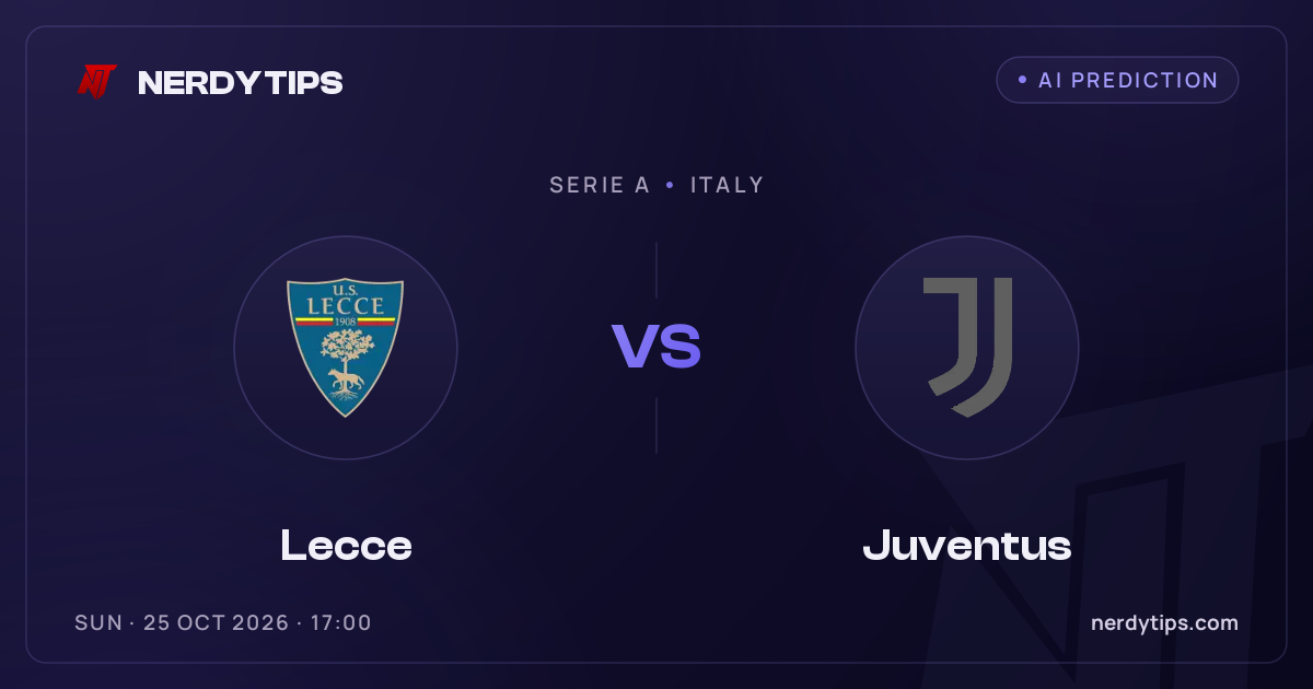Lecce vs Juventus Voorspelling