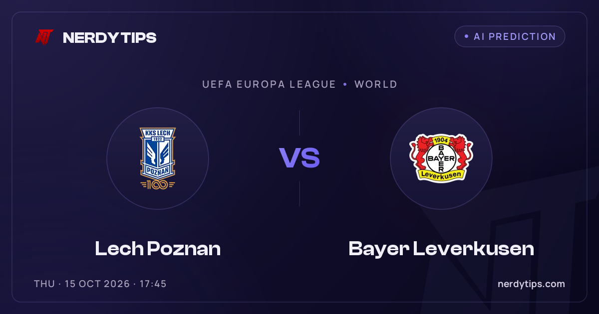 Lech Poznan vs Bayer Leverkusen Palpite