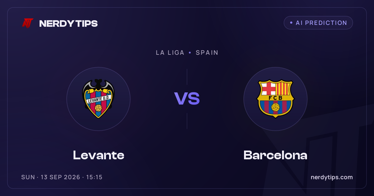 Levante vs Barcelona Tipp