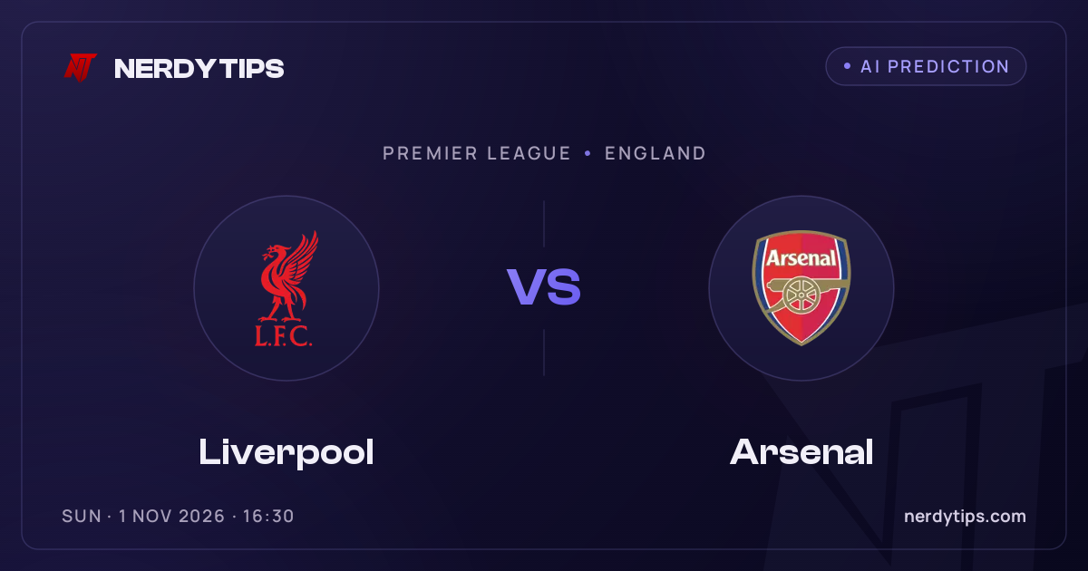 Liverpool vs Arsenal Pronostico