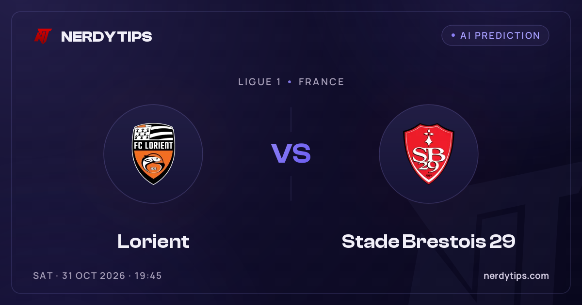 Lorient vs Stade Brestois 29 Palpite