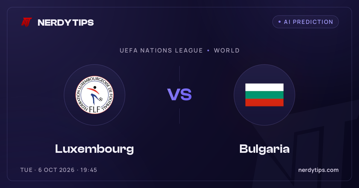 Lüksemburg vs Bulgaristan Tahmin