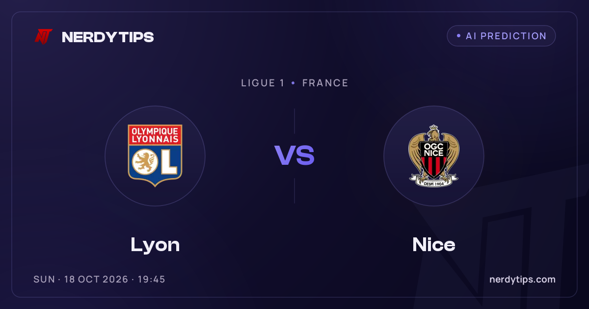 Lyon vs Nice Palpite