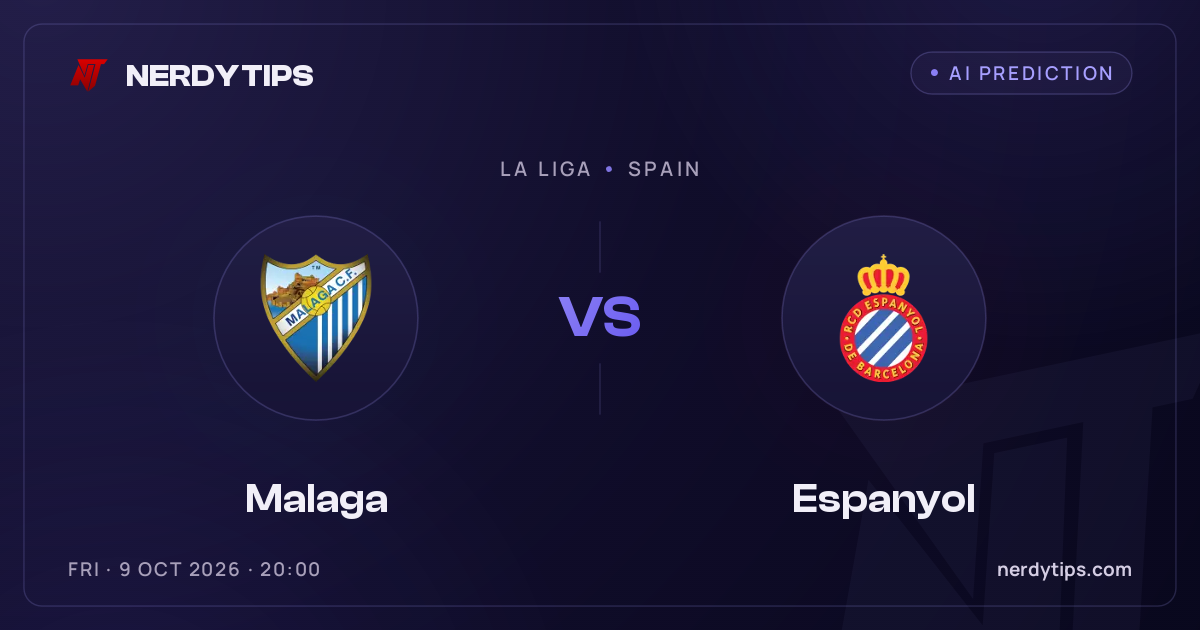 Malaga vs Espanyol Typy