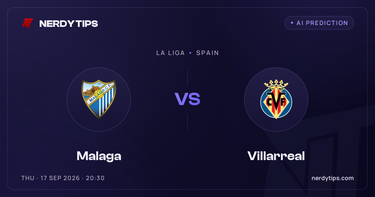 Malaga vs Villarreal Pronóstico