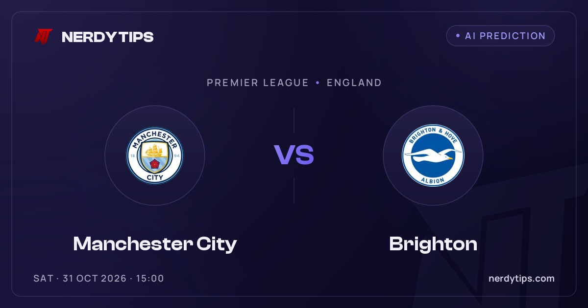 Manchester City vs Brighton Prediction