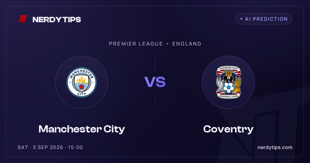 Manchester City vs Coventry Typy