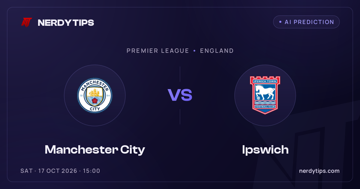 Manchester City vs Ipswich Prediction