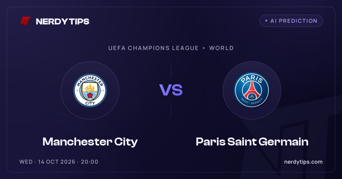 Manchester City vs Paris Saint Germain Prediction