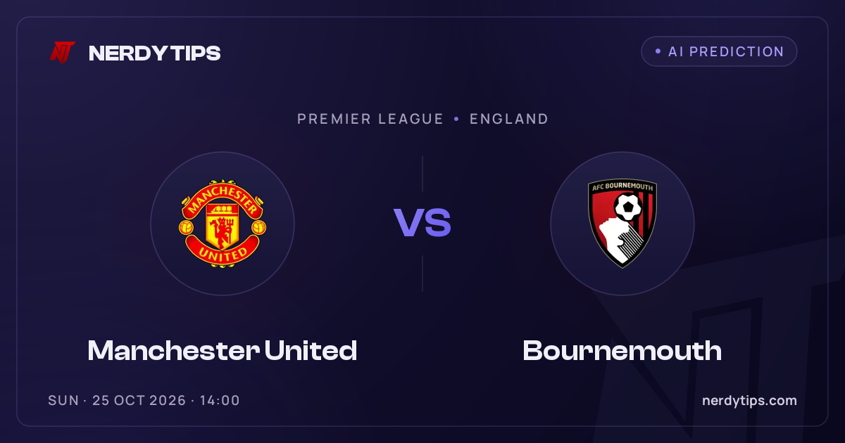 Manchester United vs Bournemouth Prediction