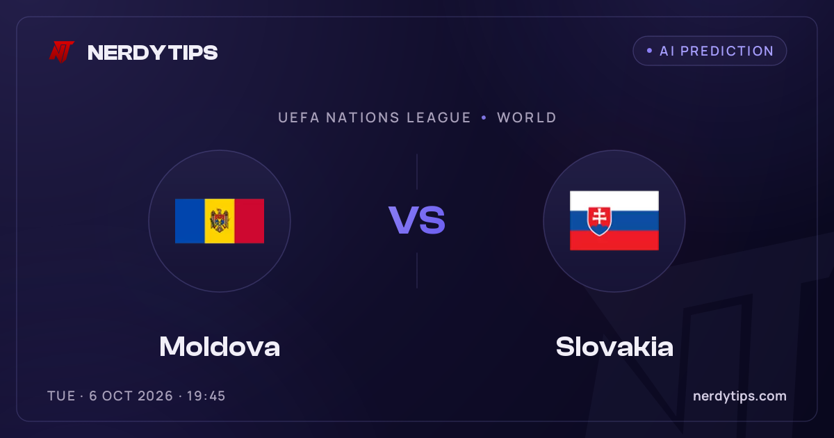 Moldova vs Slovakya Tahmin
