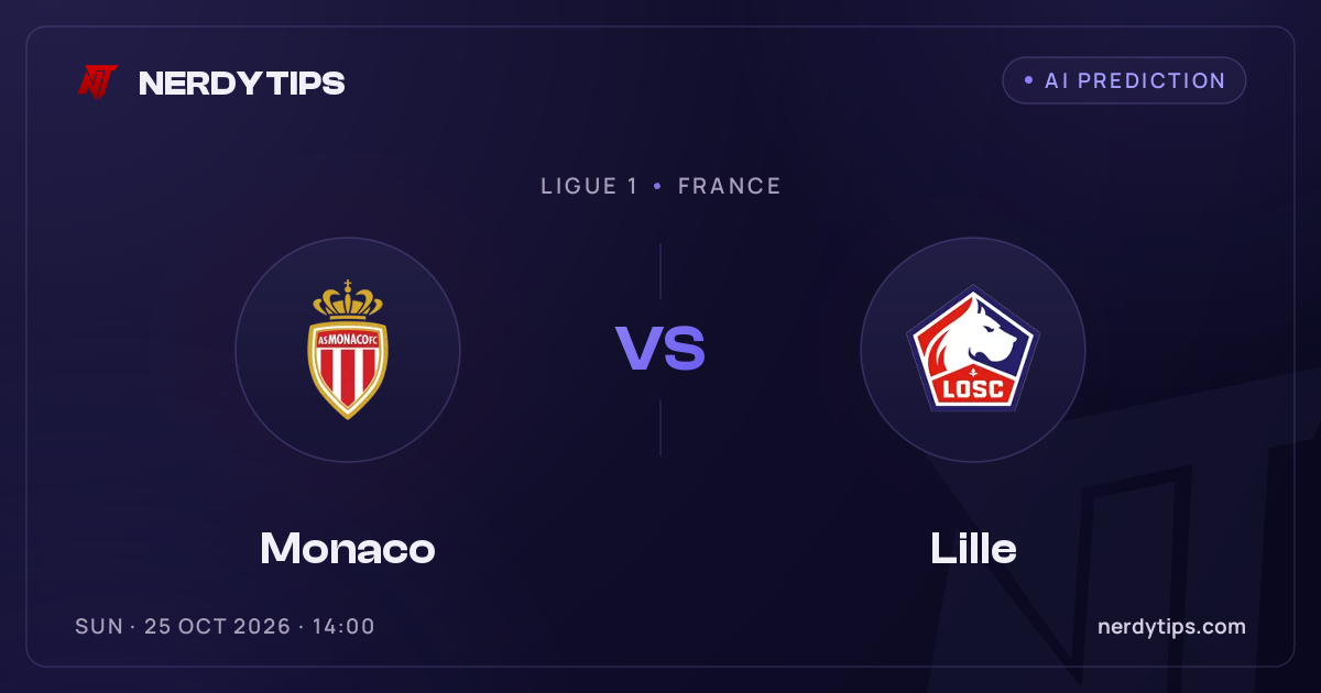 Monaco vs Lille Prediksi