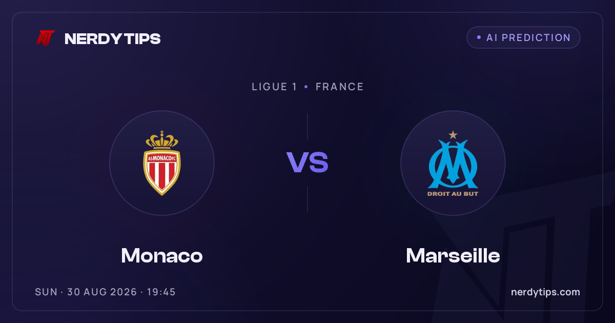Monaco vs Marseille Palpite