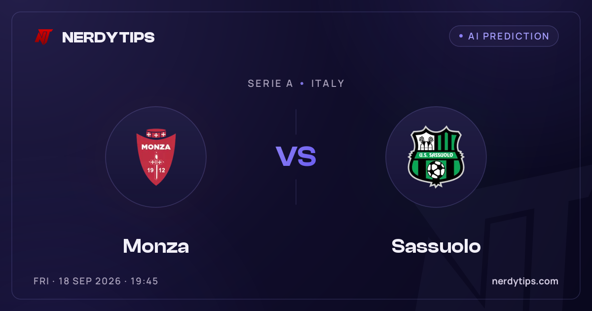 Monza vs Sassuolo Prediction