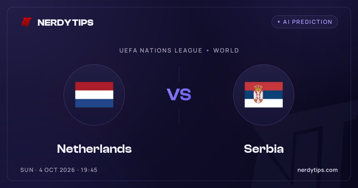 Hollanda vs Sırbistan Tahmin