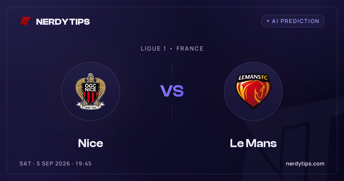 Nice vs Le Mans Typy
