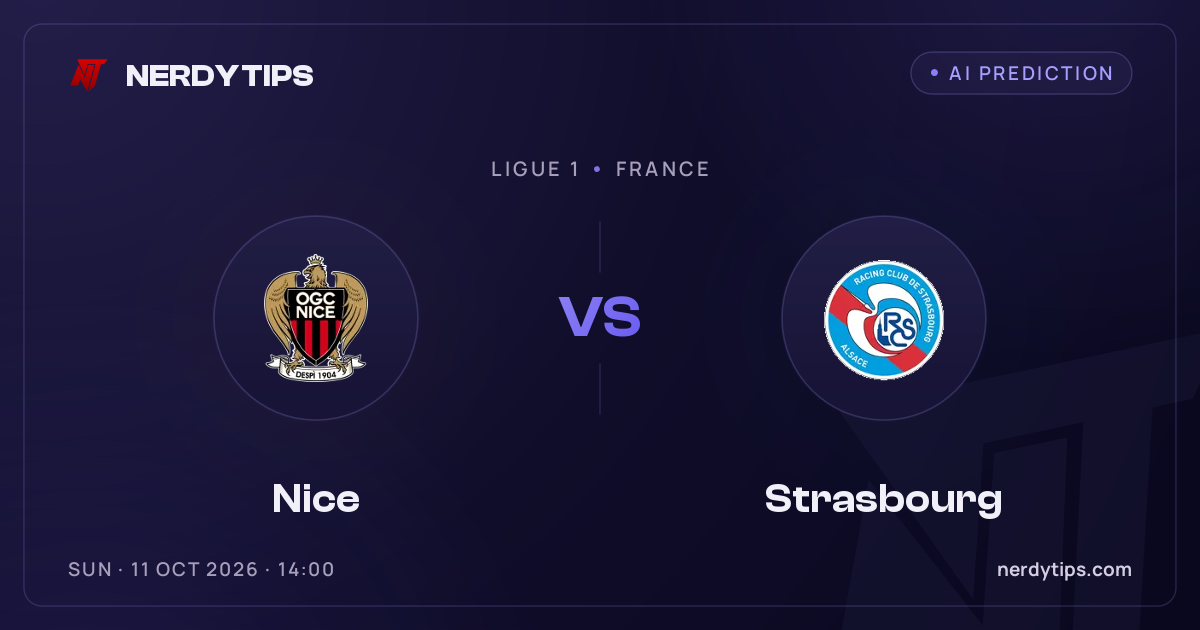 Nice vs Strasbourg Prediction