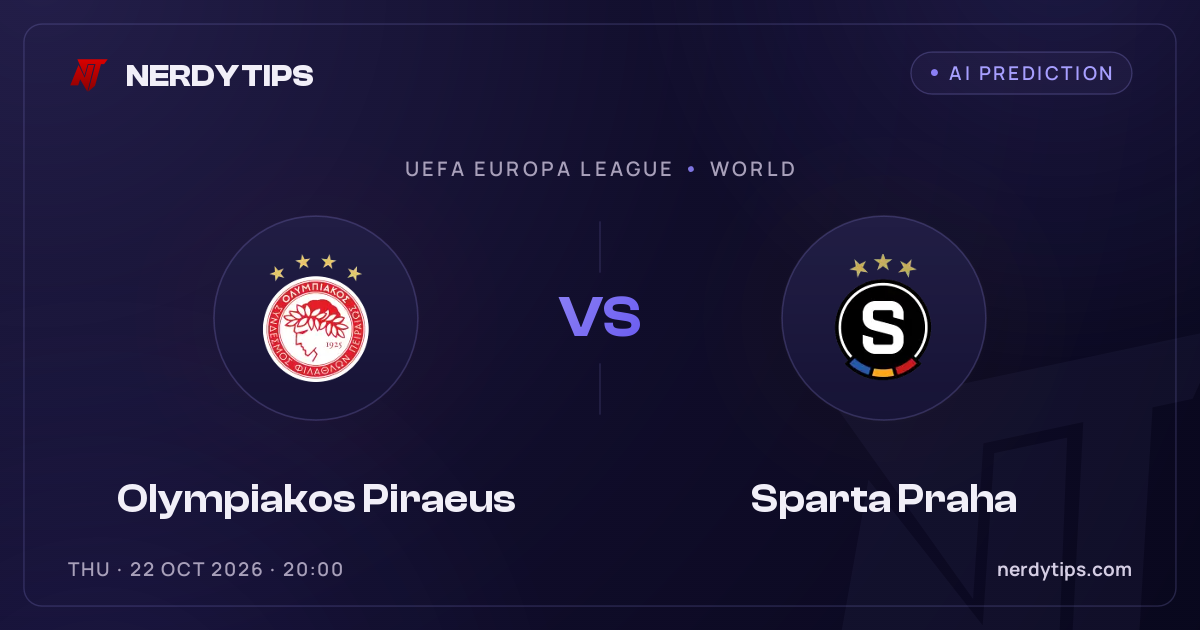 Olympiakos Piraeus vs Sparta Praha Typy