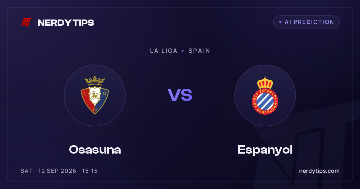 Osasuna vs Espanyol Tipp
