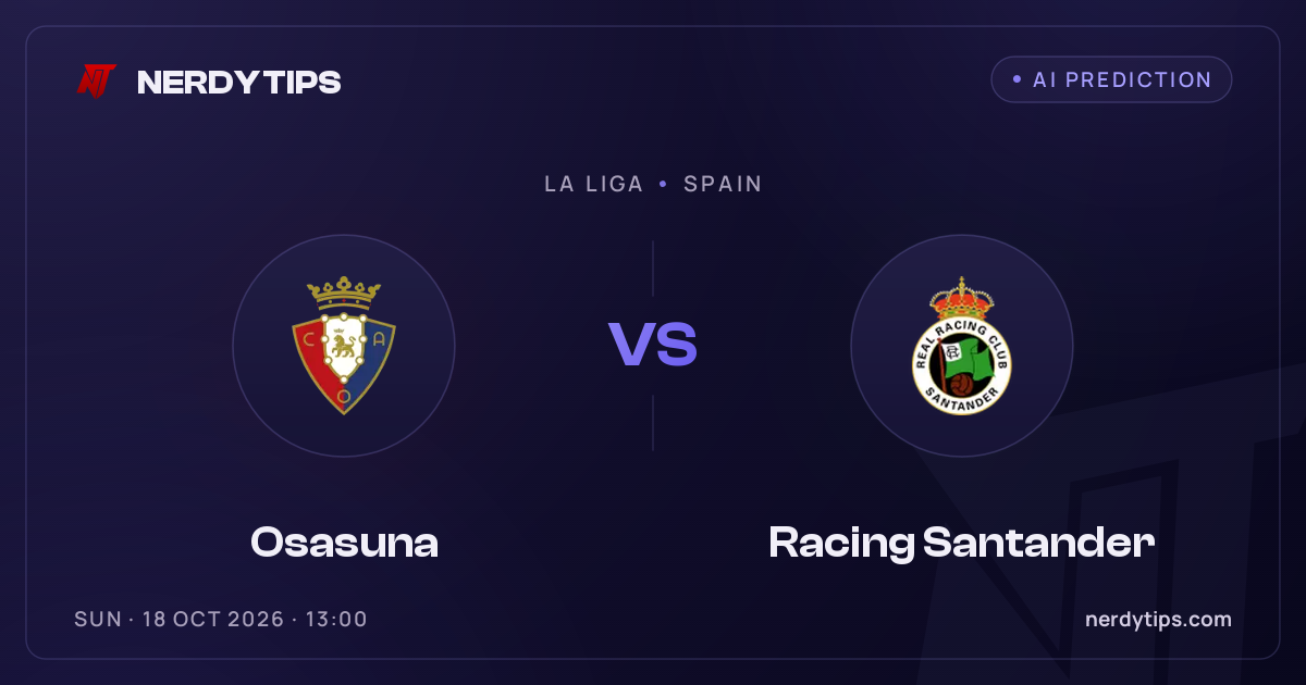 Osasuna vs Racing Santander Palpite