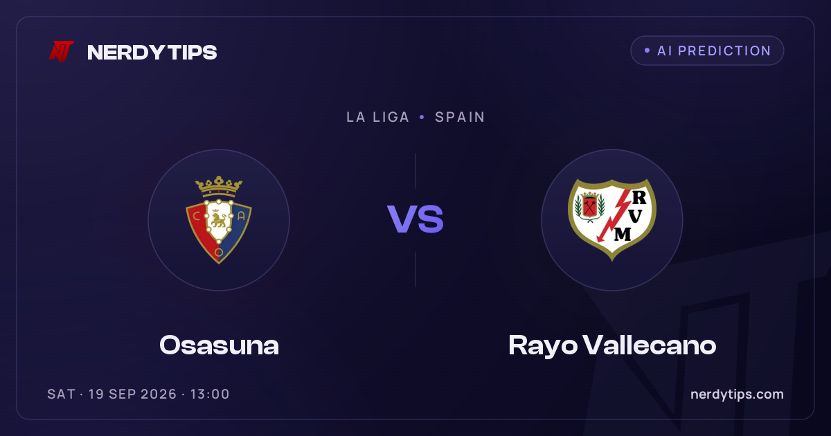 Osasuna vs Rayo Vallecano Prediction